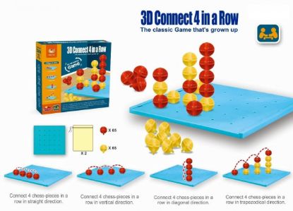 Picture of 3D CONNECT 4 IN 1 ROW