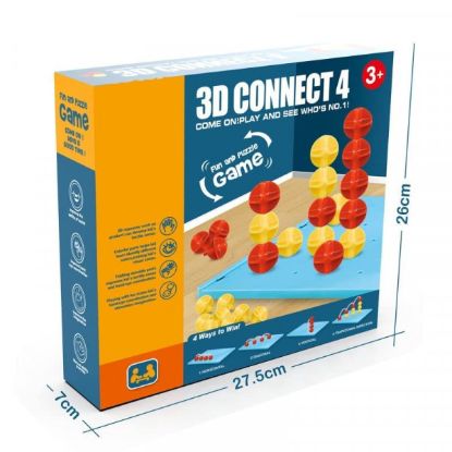 Picture of 3D CONNECT 4 IN 1 ROW