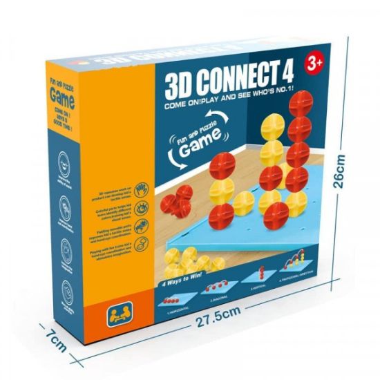 Picture of 3D CONNECT 4 IN 1 ROW