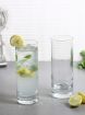 Picture of Round Water Glass 220 ml 6 pis set  Crystal Cut Water Glasse Transparent Long Glass Highball Glasses Water and Juice Glass Transparent Long Glass Clear Heavy Base Drinking Glasses