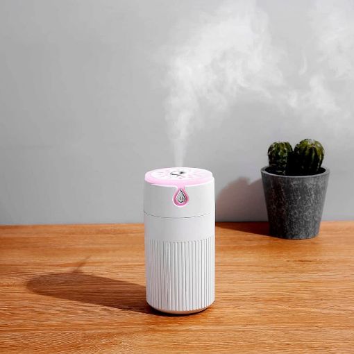 Picture of Cool Mist Humidifiers,,USB Personal Desktop Humidifier Small Humidifiers  Cool Leaf Mist Humidifiers Essential Oil Diffuser Advantage Aroma Air Humidifier