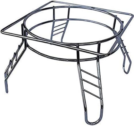 Picture of SS matka stand  matka stand Fancy Water Pot and Matka Stand Stainless Steel Pot Stand Kitchen Matka Stand Chrome Plated Plant Pot Stand Stand for Home Plant Pot Stand