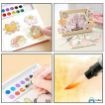 Picture of Water Painting Book  Watercolors And Brushes Watercolor Painting Book Set