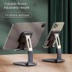 Picture of desk phone holder mobile holder Moible Desk Phone Holder Adjustable and Foldable Desktop Phone Holder Stand for Phone Compatible Portable Phone Stand