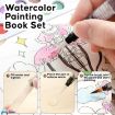 Picture of Water Painting Book  Watercolors And Brushes Watercolor Painting Book Set
