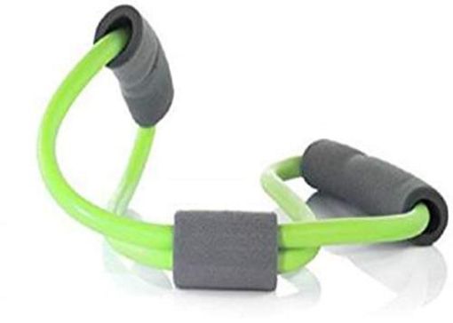 Picture of Figure 8 Stretching Tube for Toning and strengthening Muscles Resistance Tube Yoga Chest Expander Latex Figure 8 Shape Yoga Fitness Workout Toning Resistance Tube