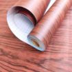 Picture of PVC Self Adhesive Wood Grain Paper Furniture Wall Stickers Vintage Wood Peel and Stick Wallpaper