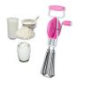 Picture of Dual Hand Power Free Blender with Double Blade Beater with High Speed Operation  Stainless Steel Hand Blender