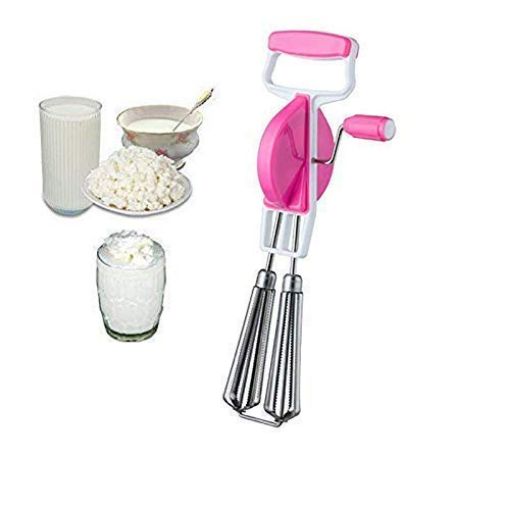 Picture of Dual Hand Power Free Blender with Double Blade Beater with High Speed Operation  Stainless Steel Hand Blender