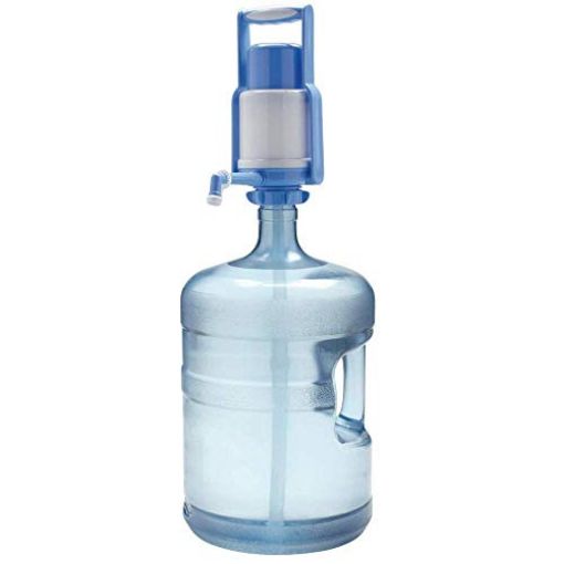 Picture of Automatic Water Dispenser Pump Manual Hand Press Bottled Drinking Pump with handle water dispenser with refrigerator water dispenser for 20 litre bottle jar Bottled Pump Water Dispenser Handle Carry Convenient Spout Cap