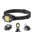 Picture of Keychain Headlamp Head Torch Rechargeable    Detachable Super Bright LED Headlamp Headlight with Magnetic