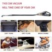 Picture of High Power Handheld Car Vacuum Cleaner Corded High Power for Quick Car Cleaning Portable Auto Vacuum Cleaner for Car Use Only