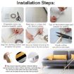 Picture of Tile Sticker Waterproof Gap Sealing Tape Strip Self-Adhesive Decoration Tape for Floor Tiles and Wall Decor Tape