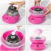 Picture of Cotton Candy Maker Machine Electric Cotton Candy Maker Cotton Candy Floss Maker Classic Vintage Cotton Candy Making Machine Nostalgia Cotton Candy Maker Homemade Sweets Supplies for Birthday Parties Family Outdoor Gathering