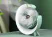 Picture of G Shape Fan Mini Fan Desk Fan with Colour Changing LED RGB Light