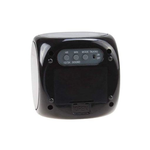 Picture of LCD digital Plastic projector Battery Operated Bedside Voice Projection Alarm Clock