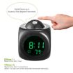 Picture of LCD digital Plastic projector Battery Operated Bedside Voice Projection Alarm Clock