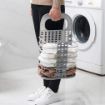 Picture of Laundry Basket Wall Mounted Bathroom Hanging Mesh Laundry Basket  Dirty clothes basket