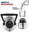 Picture of Stainless Steel Vacuum Insulated Flask with Handle 1500ml Hot and Cold Water Bottle with Screw lid WATER BOTTLE WITH HANDLE