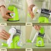Picture of TABLETOP DRUM GRATER Rotary Cheese Grater Rotary Graters for Kitchen  Food Shredder Round Mandoline Drum Slicer Rotary Cheese Grater Veggie Slicer Vegetable Carrot Shredder Nut Chopper