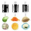 Picture of TABLETOP DRUM GRATER Rotary Cheese Grater Rotary Graters for Kitchen  Food Shredder Round Mandoline Drum Slicer Rotary Cheese Grater Veggie Slicer Vegetable Carrot Shredder Nut Chopper