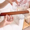 Picture of Wooden Tie and Belt Hanger Wooden Belt Hanger Multi Hook Coat Hanger
