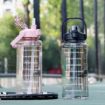 Picture of 2 L Water Bottle with Straw Sports Water Bottle with Straw 2L Sports Straw Water Bottle