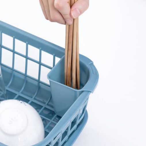 Picture of Plastic Popular Combo Kitchen Sink Organiser  3 in 1 Kitchen Sink Dish Drainer Drying Rack Washing Basket with Tray  Large Sink Set Dish Rack Drainer