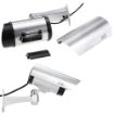 Picture of Realistic Looking Dummy CCTV Bullet Surveillance System Waterproof with One Flashing Red LED Light and Warning Sticker for Both Indoor & Outdoor Use