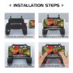 Picture of GAME PUMB Mobile Remote Controller Gamepad Holder Handle Gaming Grip Mobile Joystick Gamepad Controller Gamepad Controller for iOS and Android Mobiles