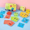 Picture of Crazy Face Puzzle Face Changing Magic Cube Puzzle  Emoji Matching Game Cube