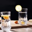 Picture of Beer Glass Whiskey Glass Juice Water Glass Tall Mug Drinking Glass Diamond Design Transparent
