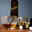 Picture of Crystal Whisky Glass 350 ml 2 pis set  Daiamond Shaped Whiskey Unique Cool Crystal Rocks Whiskey Glasses Set for Scotch Crystal Rocks Whiskey