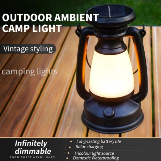 Picture of RECHARGEABLE SOLAR CAMPING LANTERN LIGHT (LY16A)