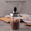 Picture of Glass Jar With Lid  oil jar with brush bbq brush for oiling oil jar with brush oil dispenser with brush oil containers oil spreader with jar oil pot oil pot with brush for kitchen