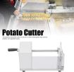 Picture of pasta chipser Manual Stainless Steel Twisted Potato Slicer Spiral Vegetable Cutter French Fry