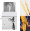 Picture of pasta chipser Manual Stainless Steel Twisted Potato Slicer Spiral Vegetable Cutter French Fry