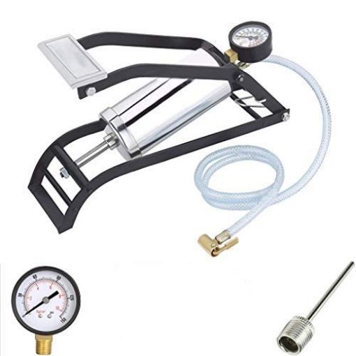 Picture of Steel Foot Pump Heavy  floor foot pump bike car foot pump High Precision Pressure Gauge Pedal Inflator Cylinder Foot Pump Inflatable Products Inflatable Products cycle foot pump Portable Mini Bike Pump Travelling Foot Activated Bicycle