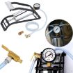 Picture of Steel Foot Pump Heavy  floor foot pump bike car foot pump High Precision Pressure Gauge Pedal Inflator Cylinder Foot Pump Inflatable Products Inflatable Products cycle foot pump Portable Mini Bike Pump Travelling Foot Activated Bicycle