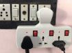 Picture of 3 PIN Multi Plug with Indicator 3 Plus 3 Multi-Plug Individual Switches LED Indicators and Switch Spike Guard Fuse Extension Board