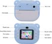 Picture of Instant Print Camera Kids Camera Thermal Printing Camera Baby Camera Upgrade Kids Selfie Camera