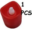 Picture of LED Flameless and Smokeless Battery Operated Tea Light Candle for Indoor Outdoor Decoration, Multicolour