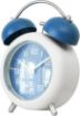 Picture of alarm clock Twin Bell Alarm Clock Analog Desk Clock Mini Table Clock Silent Battery Operated Alarm Clock