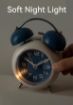 Picture of alarm clock Twin Bell Alarm Clock Analog Desk Clock Mini Table Clock Silent Battery Operated Alarm Clock