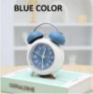 Picture of alarm clock Twin Bell Alarm Clock Analog Desk Clock Mini Table Clock Silent Battery Operated Alarm Clock
