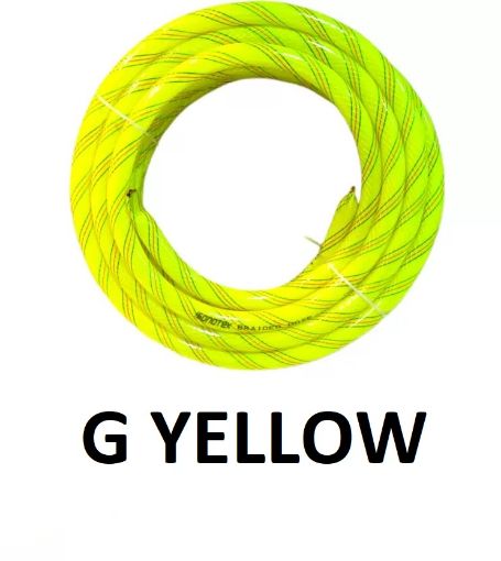 Picture of GREEN 10 METER WASHER PIPE  Heavy Duty Highly Durable PVC Plain Green Braided Water Hose Pipe
