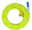 Picture of GREEN 10 METER WASHER PIPE  Heavy Duty Highly Durable PVC Plain Green Braided Water Hose Pipe
