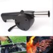 Picture of Fan Air Blower BBQ Charcoal Grill Barbecue Mini Manual Hand CrankPicnic Charcoal Grill Campfire Air Blower Fan
