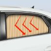 Picture of Car Curtain 2 Pcs Set  Car Window Sunshade Cover Car Side Window Sunshade Auto Curtains