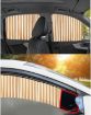 Picture of Car Curtain 2 Pcs Set  Car Window Sunshade Cover Car Side Window Sunshade Auto Curtains